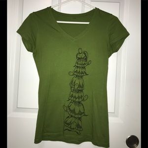 Turtle Print Graphic Tee